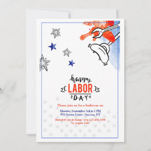 Grillen 2 des Arbeitstages Einladung