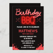 Grillen 48. Geburtstag des Schwarzen Hinterhofs Einladung (Vorne/Hinten)