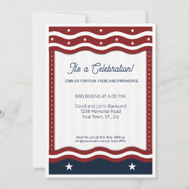GRILLEN 4. Juli Party Einladung