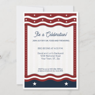 GRILLEN 4. Juli Party Einladung