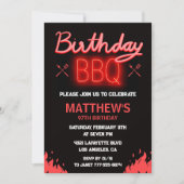 Grillen 97. Geburtstag Einladung (Vorderseite)