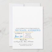 GRILLEN Abschluss Einladung (Rückseite)