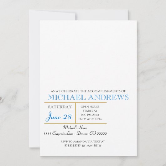 GRILLEN Abschluss Einladung (Rückseite)