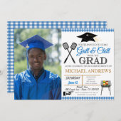 GRILLEN Abschluss Einladung (Vorne/Hinten)