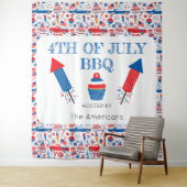 Grillen American Tapestry Backdrop 4. Juli Wandteppich (Beispiel)