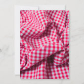 GRILLEN Baby Couples Dusche | BaByQ Barbecue Einladung (Rückseite)