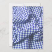 GRILLEN Baby Couples Dusche | Boy BaByQ Barbecue Einladung (Rückseite)