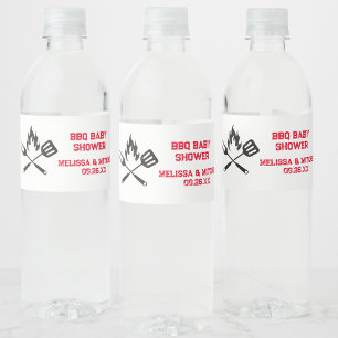 GRILLEN Baby Dusche für Paare Babydusche Wasserflaschenetikett