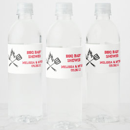 GRILLEN Baby Dusche für Paare Babydusche Wasserflaschenetikett