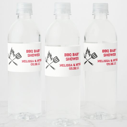GRILLEN Baby Dusche für Paare Babydusche Wasserflaschenetikett