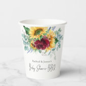 Grillen Baby Dusche Pappbecher (Vorderseite)