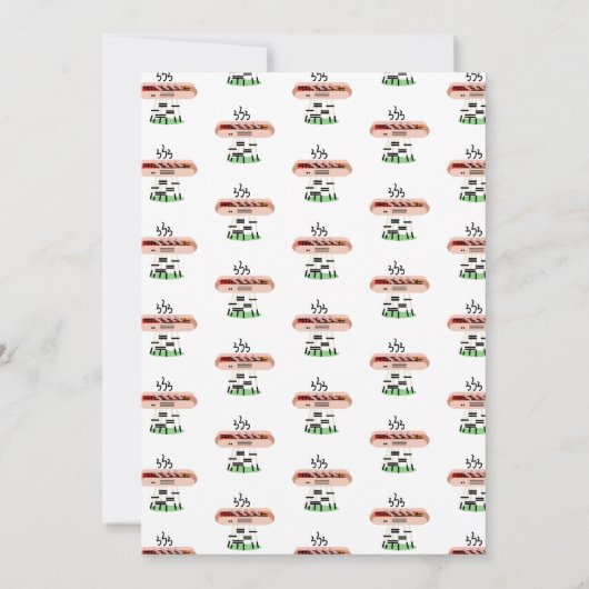 Grillen Baby Q Kabobs Einladung (Rückseite)