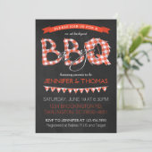 GRILLEN Baby Shower Einladung (Stehend Vorderseite)