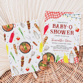 GRILLEN Baby Shower Einladung