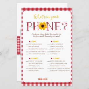 GRILLEN Baby Shower Games Bingo, Handyspiele