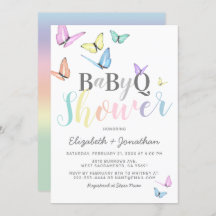 GRILLEN Baby Shower | Pastel Rainbows Barbecue