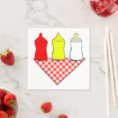 GRILLEN Baby Shower Serviette (Beispiel)
