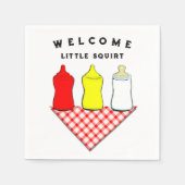 GRILLEN Baby Shower Serviette (Vorderseite)