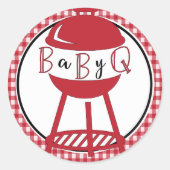 GRILLEN Baby Shower Stickers (Vorderseite)