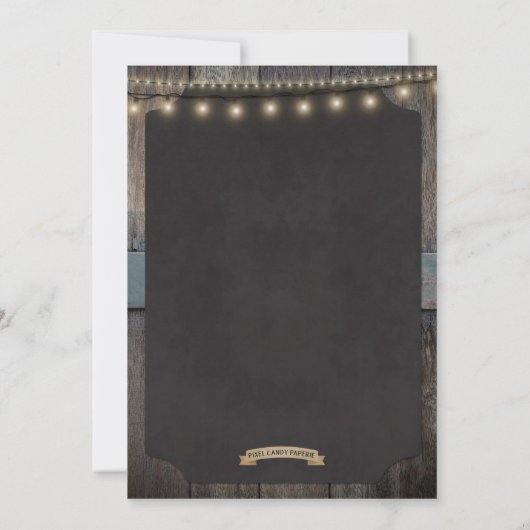 Grillen Barbecue & Biere Einladung zum Geburtstag (Rückseite)