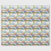 Grillen Barbecue Party Geschenkpapier (Flach)