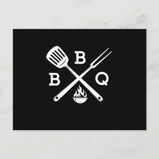 GRILLEN Barbecue Party seine Grillzeit Postkarte (Vorderseite)