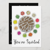 Grillen Barbecue Roast Bulgogi Banchan Food Einladung (Vorne/Hinten)