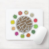Grillen Barbecue Roast Bulgogi Banchan Food Mousepad (Mit Mouse)