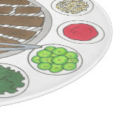 Grillen Barbecue Roast Bulgogi Banchan Food Schneidebrett (Ecke)