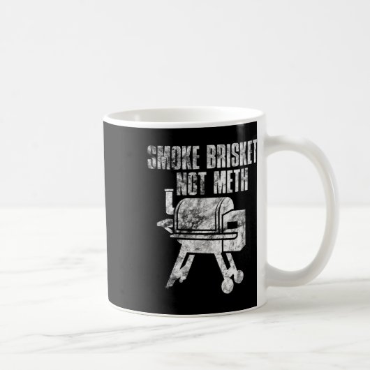 Grillen Barbeque Grill Grillen Funny Smoke Brisket Kaffeetasse (Rechts)