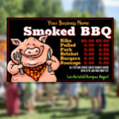 GRILLEN Barbeque Menu.Pig Roast.Grill.Food Truck Banner