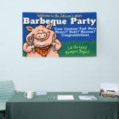 GRILLEN Barbeque.Pig Roast.Grill.Cookout.Sommer-Pa Banner (Messeveranstaltung)
