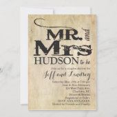 GRILLEN BBG COUPles: Duscheinladung Einladung (Vorderseite)