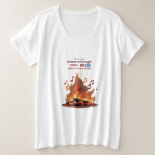 GRILLEN Beats & Sizzles   Plus-Größenvorausschätzu Große Größe T-Shirt
