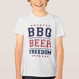 Grillen Beer Freedom _1 Tri-Blend Shirt