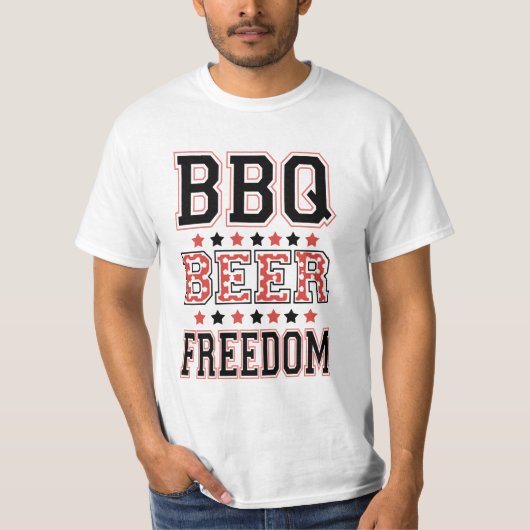 Grillen BEER FREEDOM T-Shirt (Vorderseite)