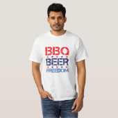 Grillen Beer Freedom T - Shirt, GRILLEN Lover, Ele T-Shirt (Vorne ganz)