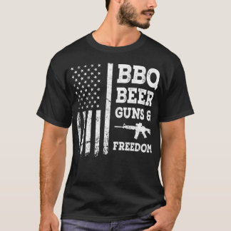 Grillen Beer Guns and Freedom Essential T - Shirt