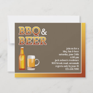 GRILLEN & Beer Party Einladung