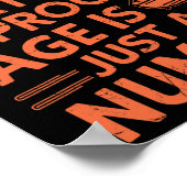 Grillen Birthday Beweisen des Alters ist nur ein P Poster (Ecke)