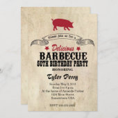 GRILLEN Birthday Einladung (Vorne/Hinten)