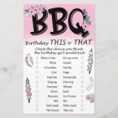 GRILLEN Birthday oder das Spiel (Vorderseite)