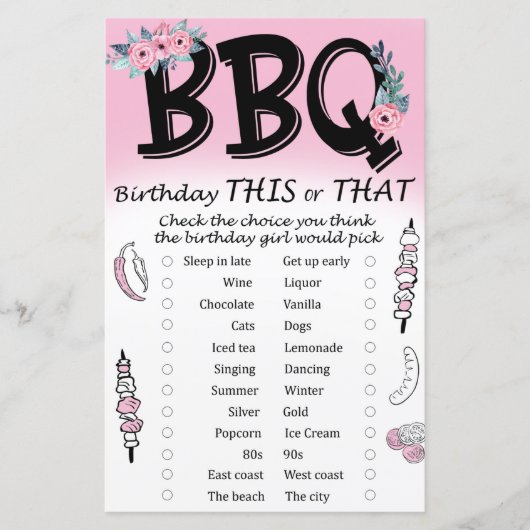 GRILLEN Birthday oder das Spiel (Vorderseite)