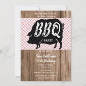 GRILLEN Birthday Party Einladung (Vorderseite)