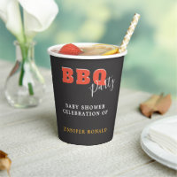 GRILLEN Black and Red Baby Dusche Party