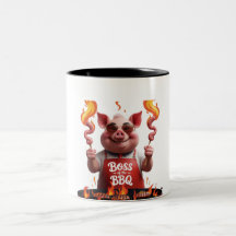 GRILLEN Boss - Vater Pig Funny Grilling