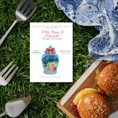 GRILLEN, Brews, Fireworks Ginger Jar 4. Juli Einladung