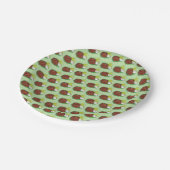 Grillen Buffalo Chicken Wings Tailgate Party Pappteller (Schrägansicht)