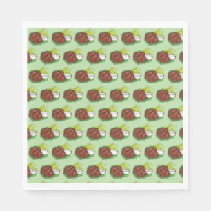 Grillen Buffalo Chicken Wings Tailgate Party Serviette