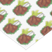 Grillen Buffalo Hühnerflügel Bar Food Fleisch Tischdecke (Schrägansicht)